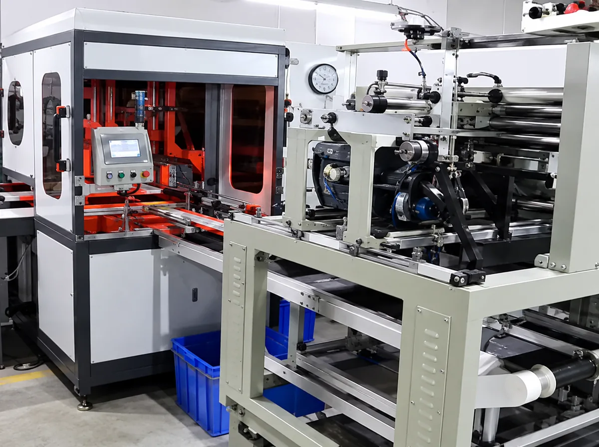 Automatic Assemble Box Machine at Crown Win, Dongguan