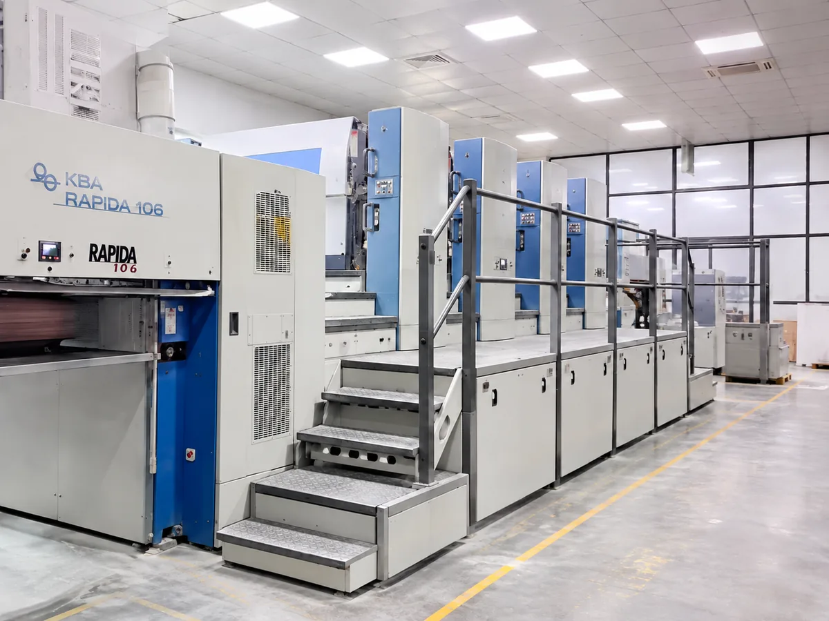 Printing Machine at Crown Win, Dongguan