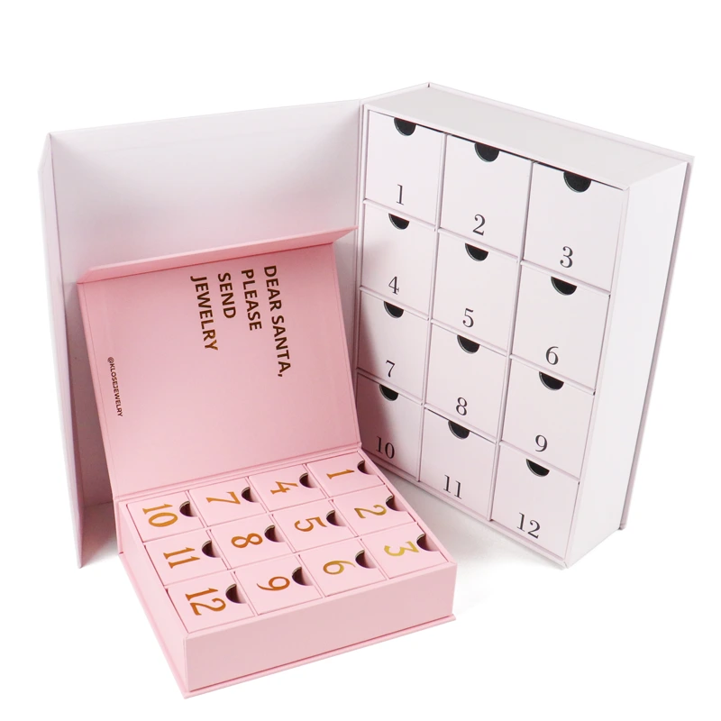 12-Day Makeup Advent Calendar Drawer Box