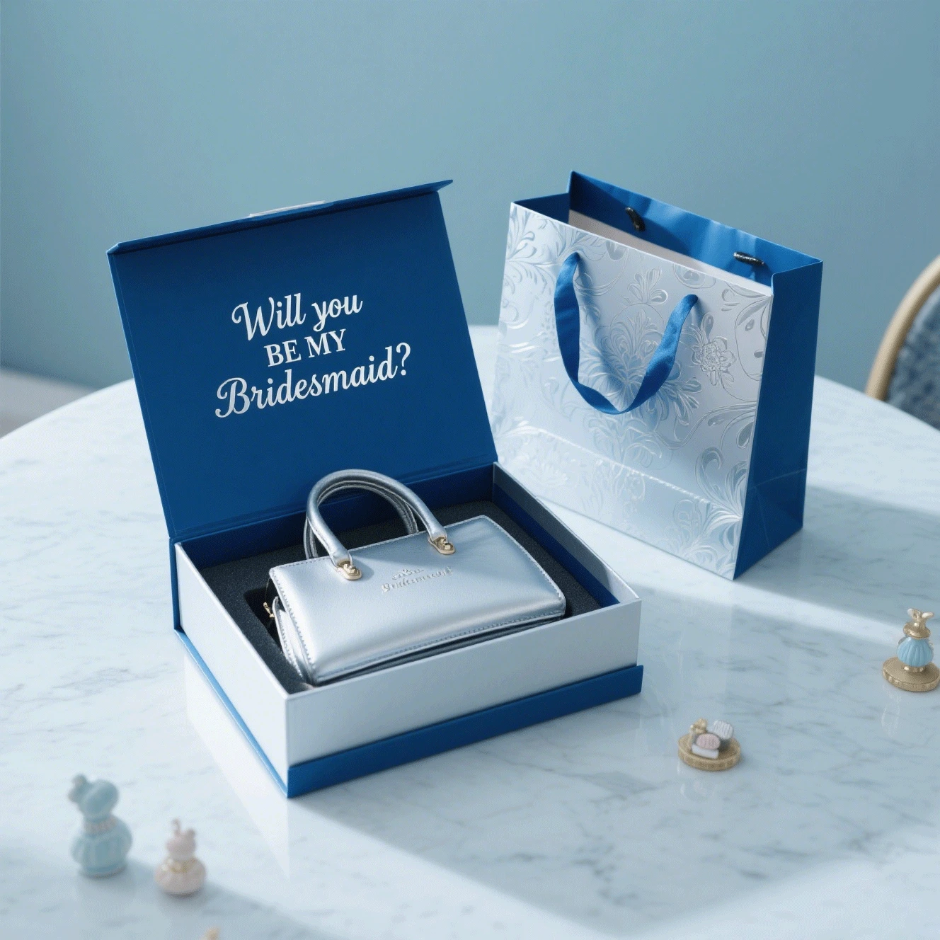 Magnetic Handbag Box with Matching Gift Bag