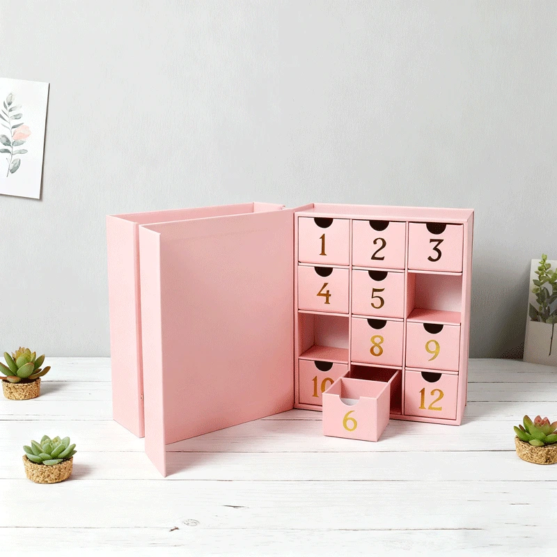 12-Day Skincare Advent Calendar Drawer Box