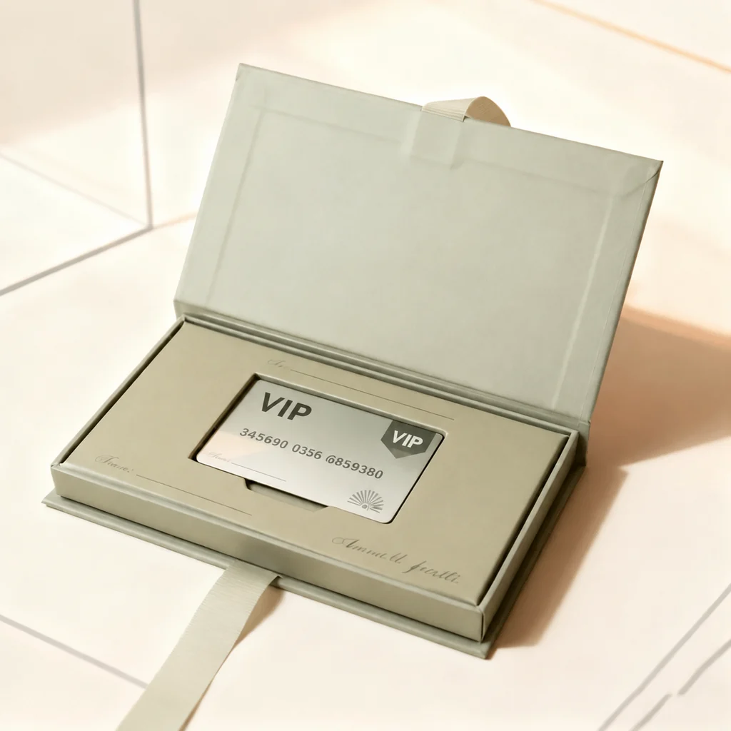 Black Magnetic VIP Card Box with EVA Insert