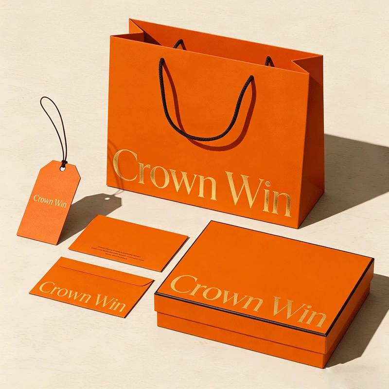 Apparel Packaging Set with Bags and Hang Tags