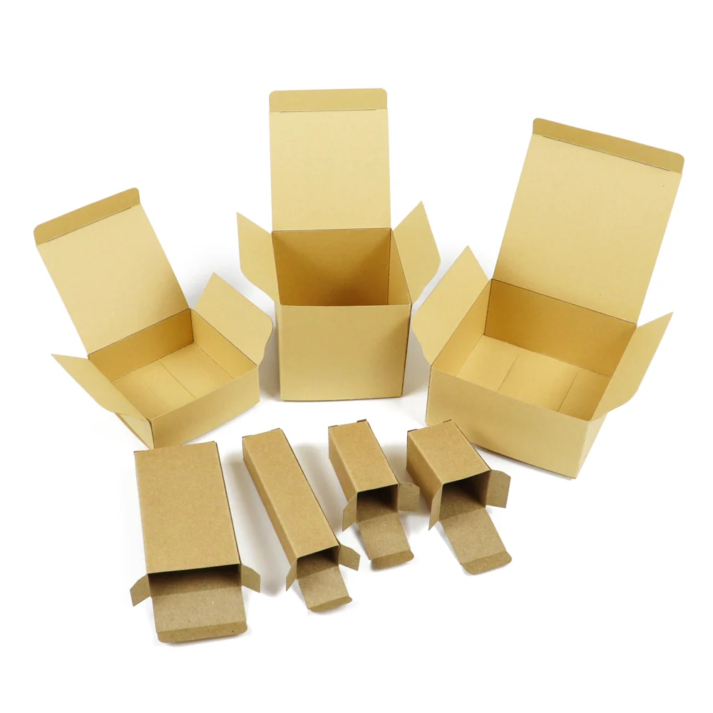 Kraft Tuck-End Cartons in Assorted Sizes