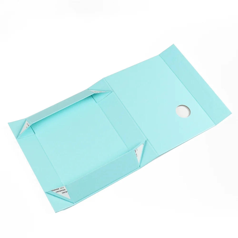 Mint Green Flat-Packed Foldable Magnetic Box