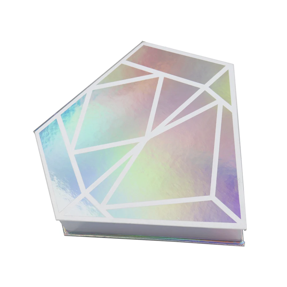 Holographic Diamond Shaped Magnetic Gift Box