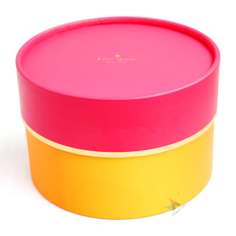 Two-Tone Large Round Hat Box